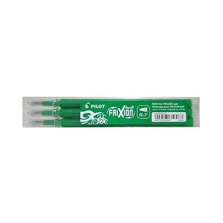 1 REFILL FRIXION PILOT BALL 0,7 VERDE BLS-FR7-G-S3 UNA RICARICA