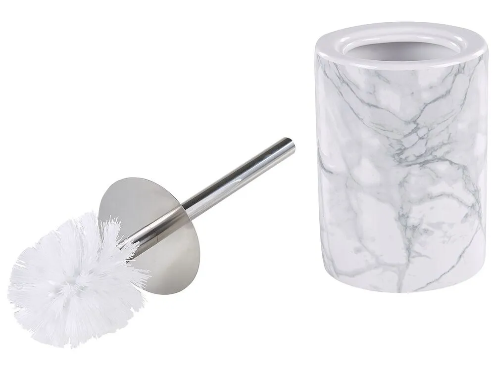 4-Piece Bathroom Accessories Set ARAUCO Ceramic White