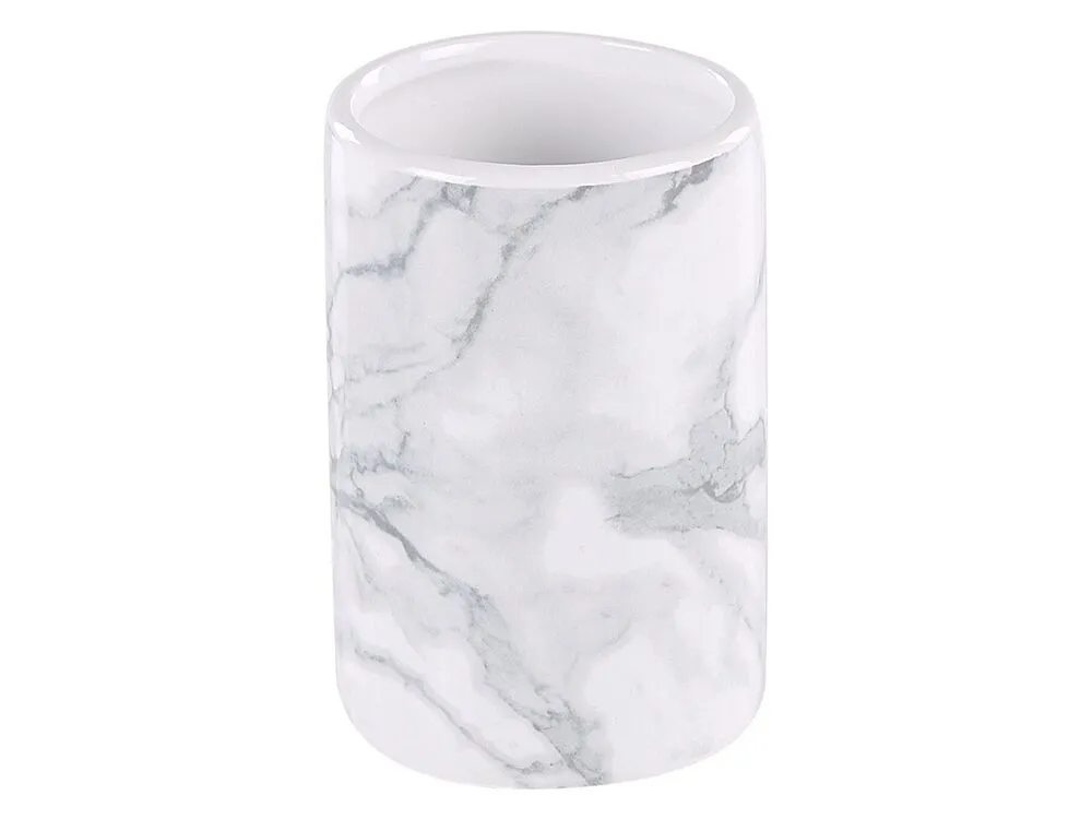 4-Piece Bathroom Accessories Set ARAUCO Ceramic White