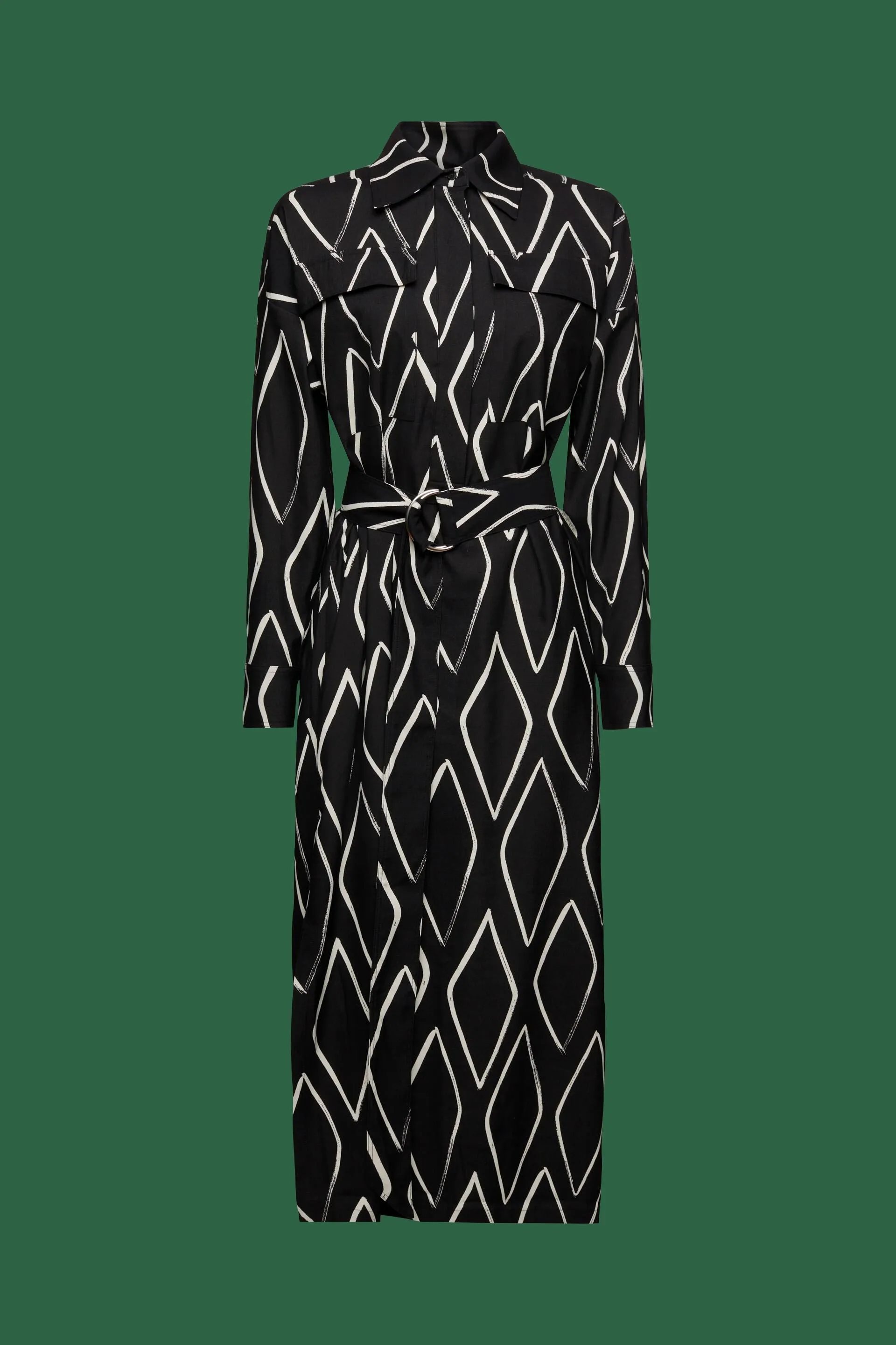 Abito camicia con stampa