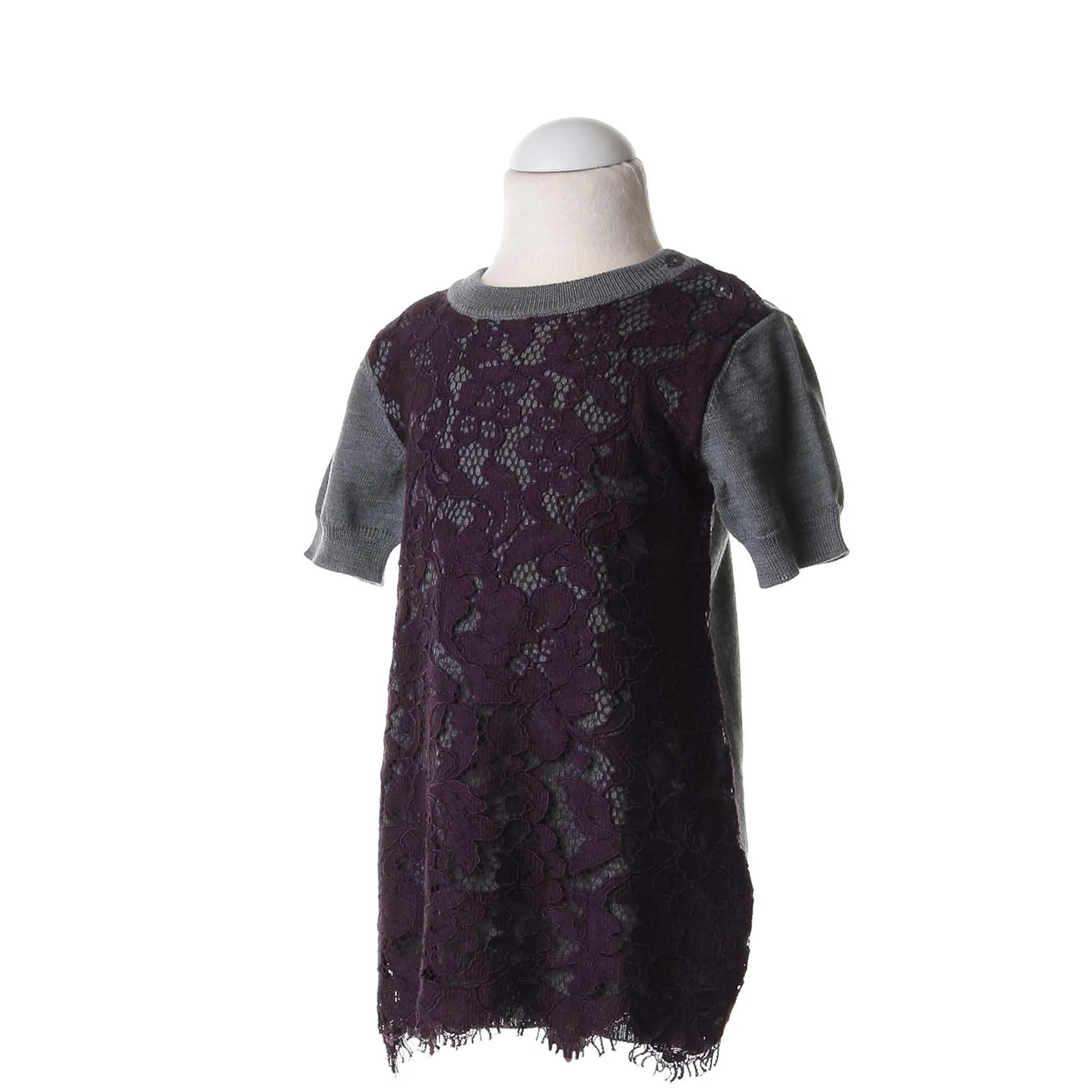 Abito Maxi Maglia Macramè Baby