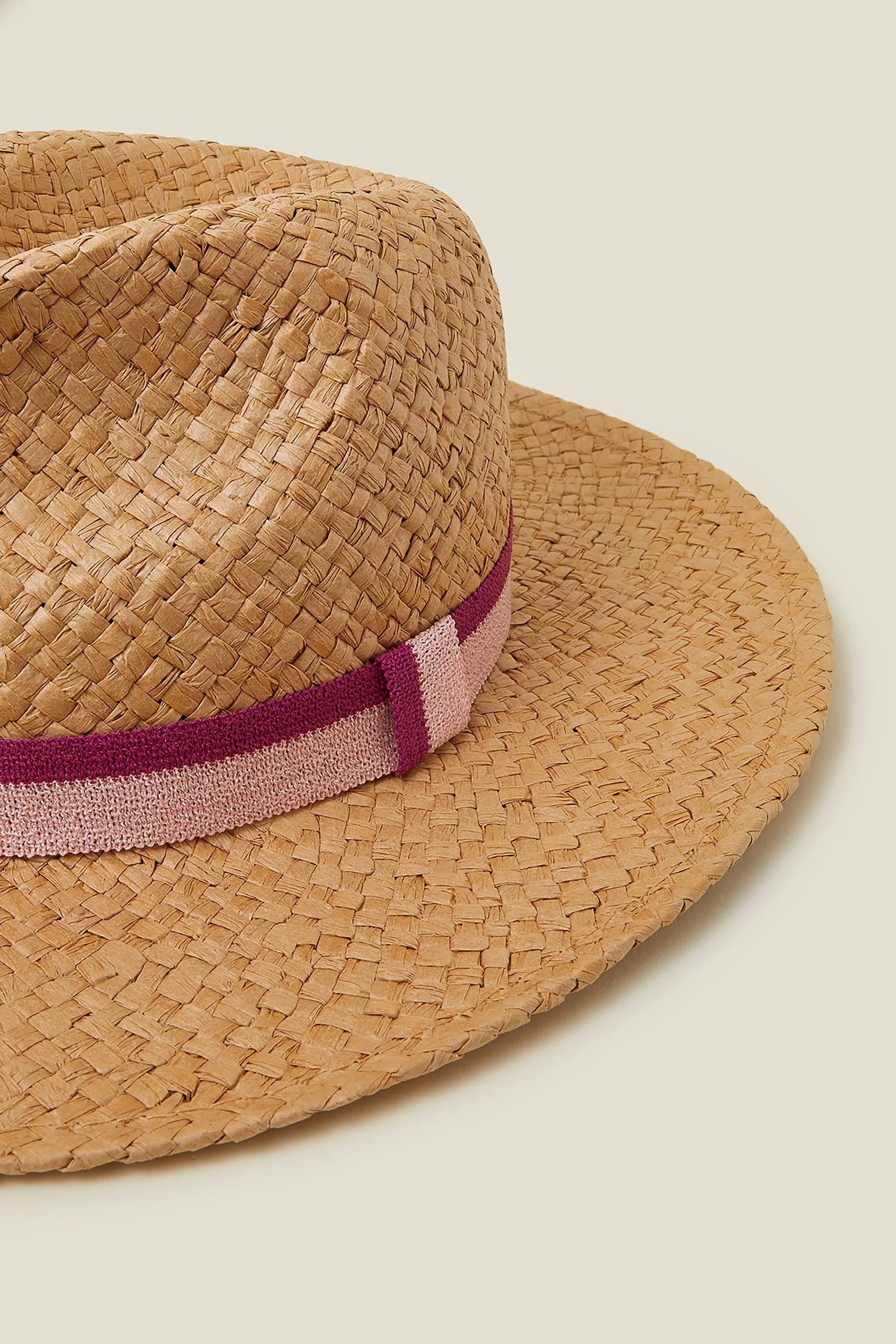 Accessorize - Cappello fedora con fascia a contrasto