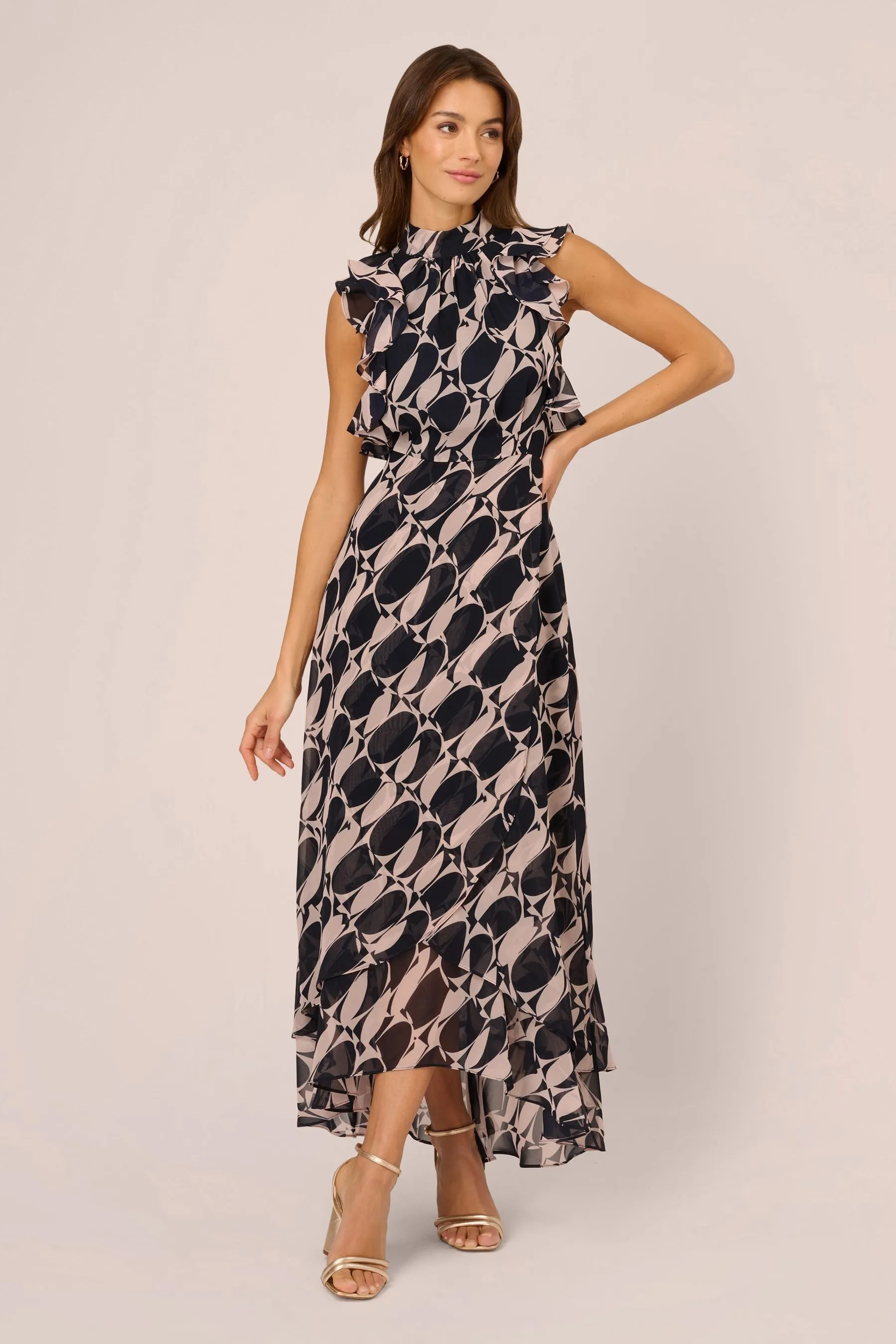 Adrianna Papell multicolore - Abito maxi stampato
