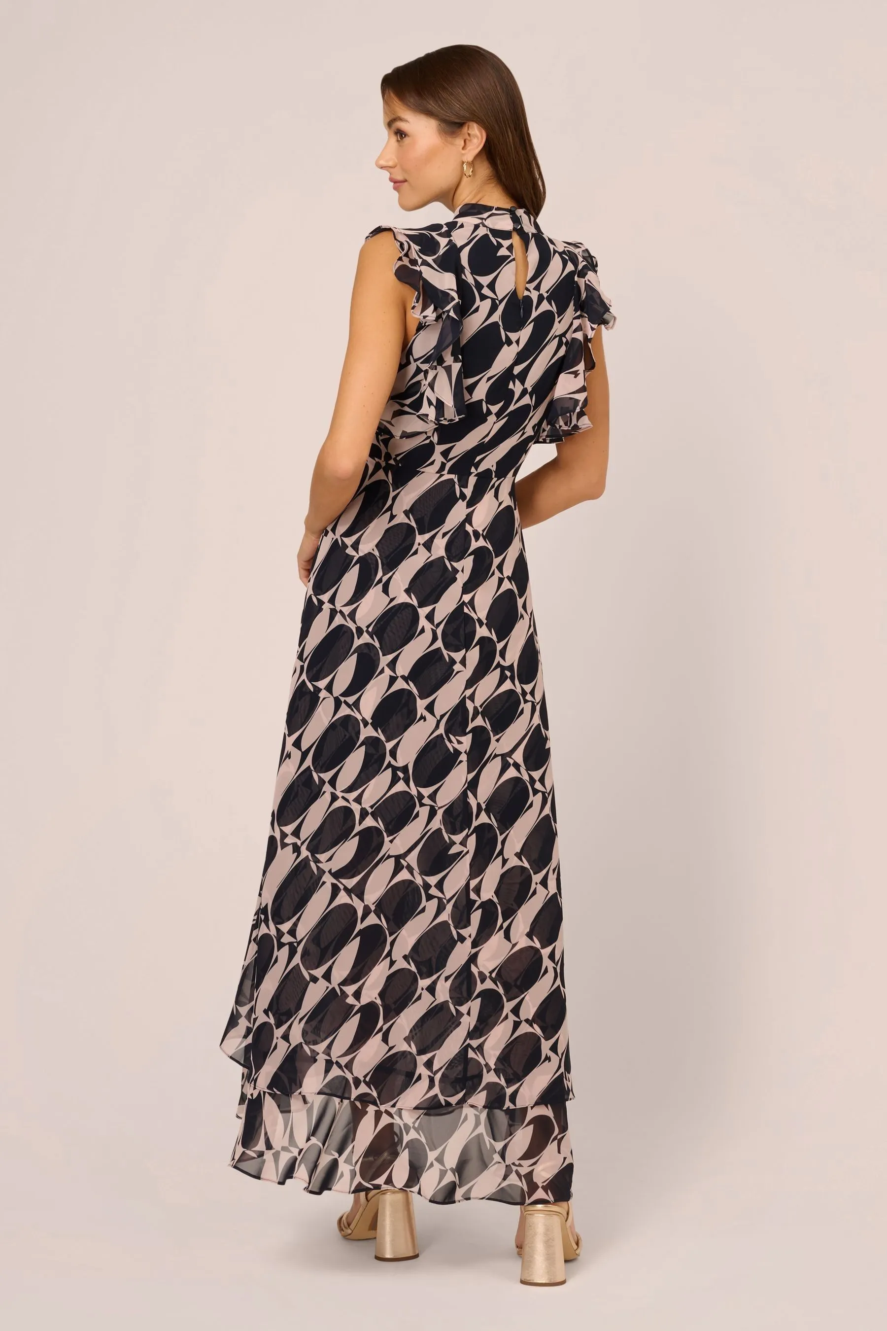 Adrianna Papell multicolore - Abito maxi stampato