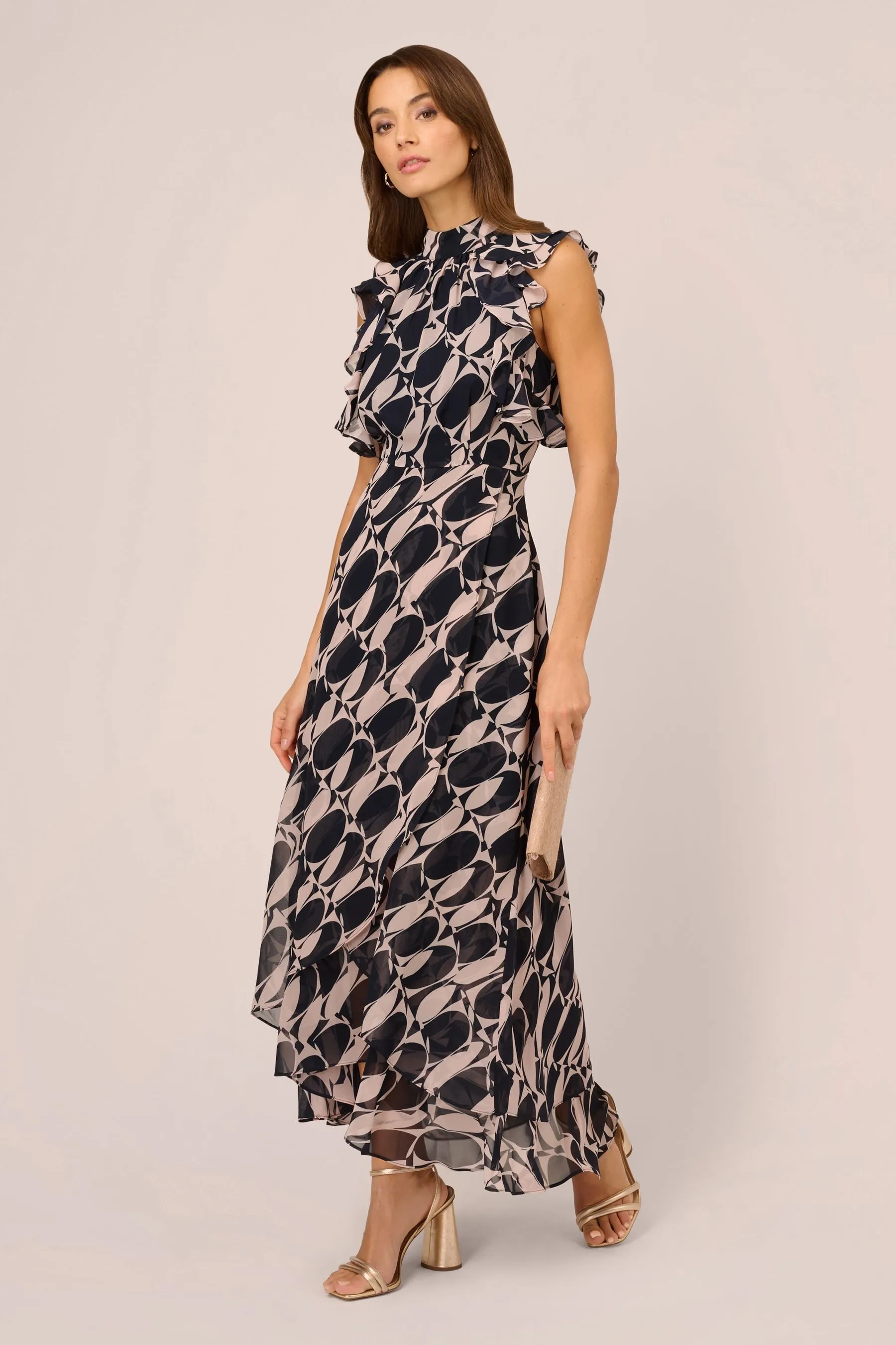 Adrianna Papell multicolore - Abito maxi stampato