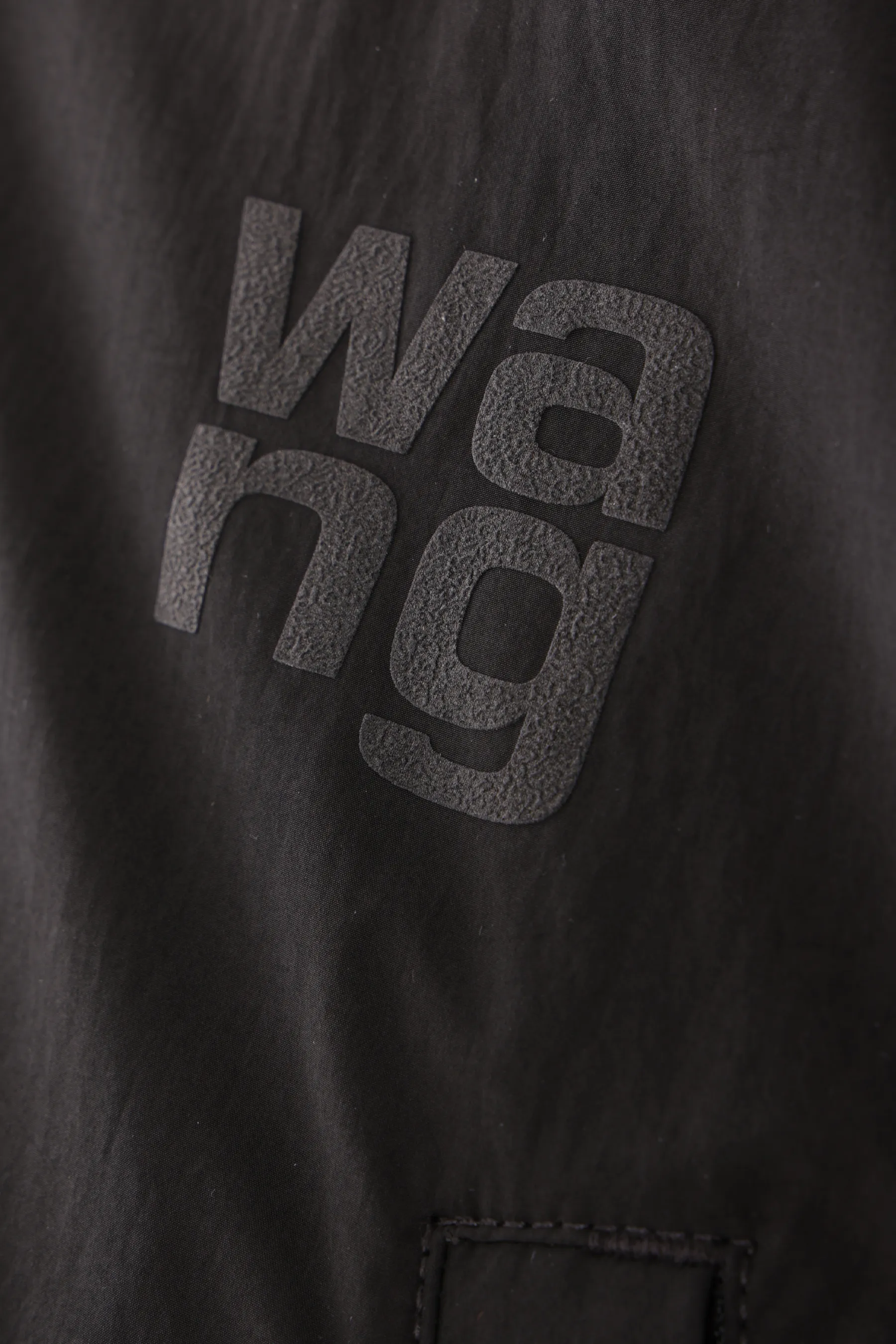  ALEXANDER WANG giacca a vento cropped in nylon 