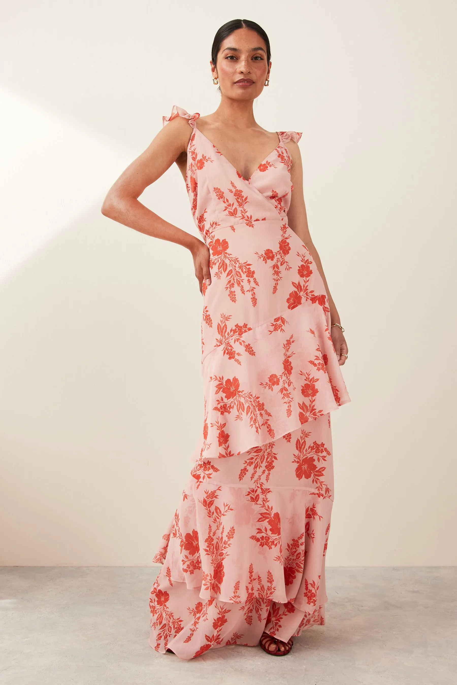 Anaya With Love - Abito maxi Ruches in chiffon
