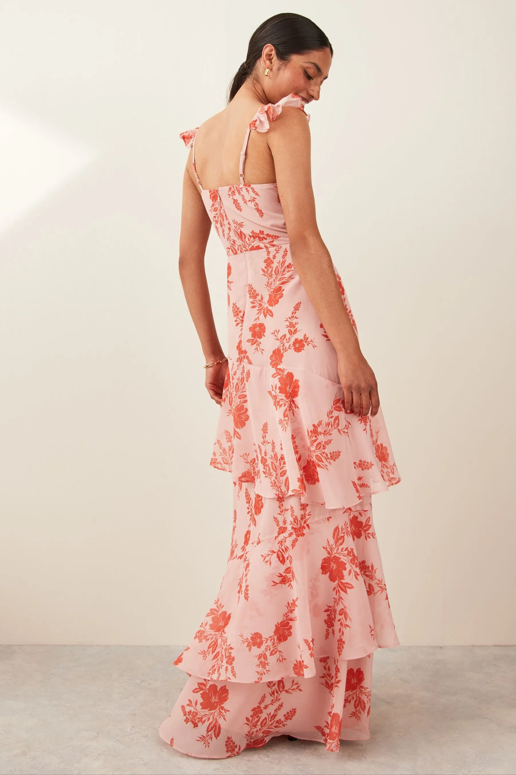 Anaya With Love - Abito maxi Ruches in chiffon