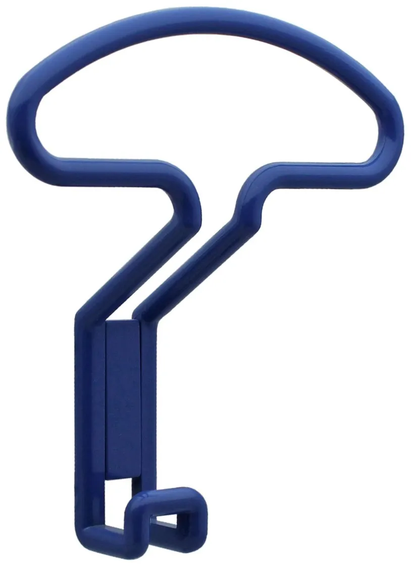Appendiabito singolo zama 121 mm x 104 mm x 48 mm blu lucido