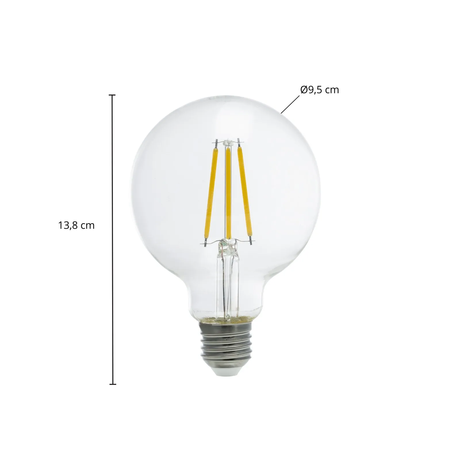 Arcchio LED globe G95 E27 3,8W 3000K 806lm