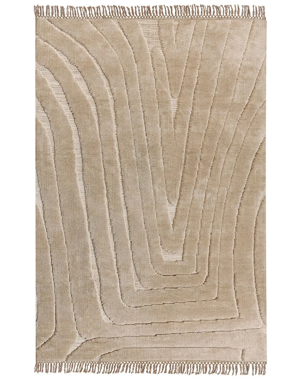 Area Rug 200 x 300 cm Beige SAZOO