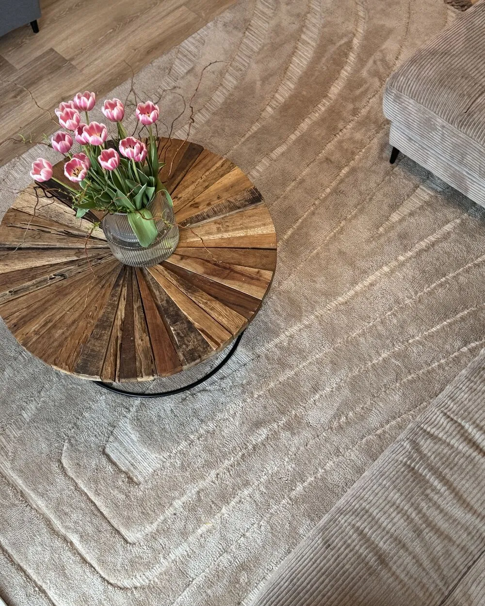 Area Rug 200 x 300 cm Beige SAZOO