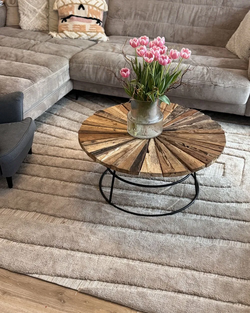 Area Rug 200 x 300 cm Beige SAZOO
