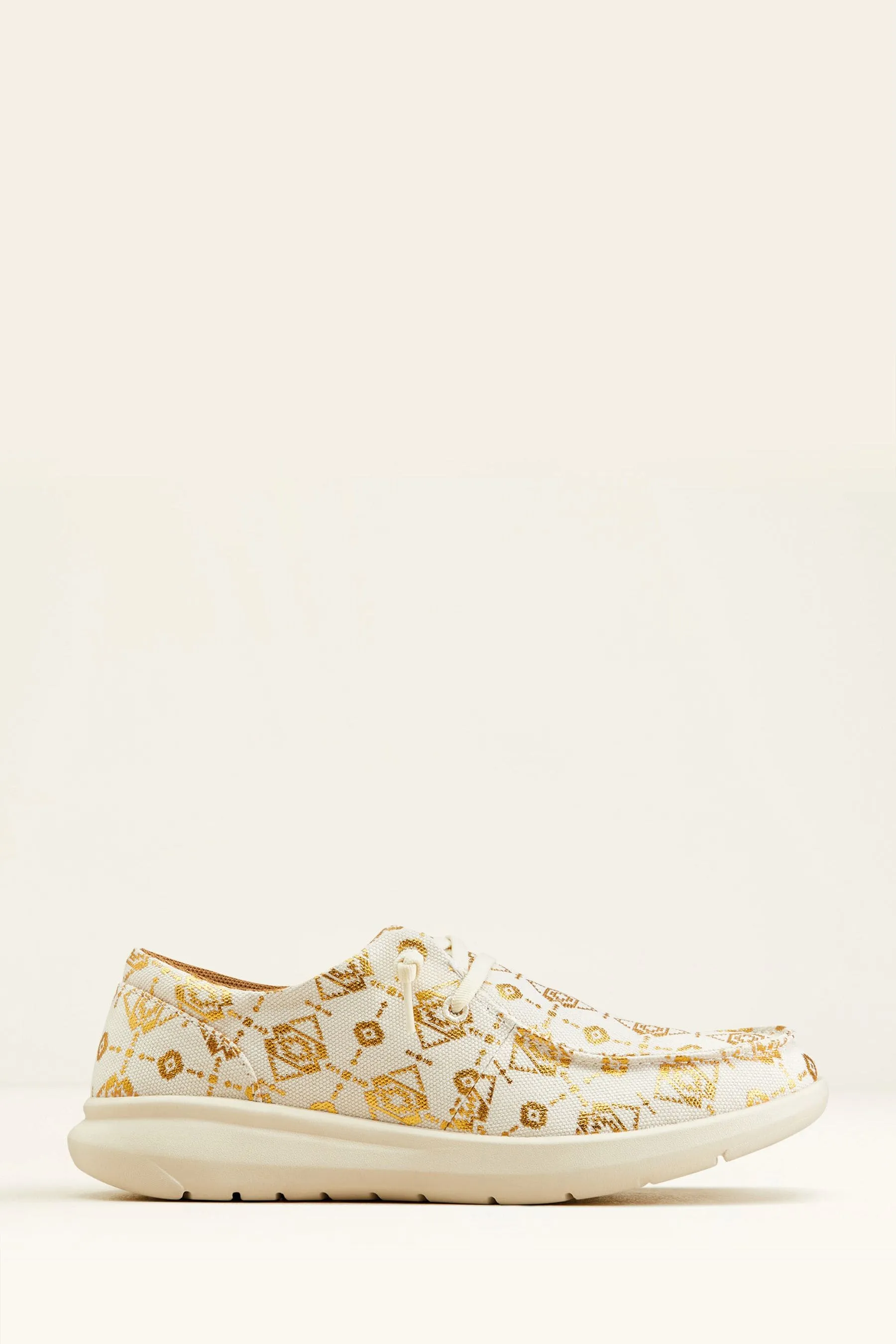 Ariat Hilo - Bianco/Oro casual di tela - Scarpe