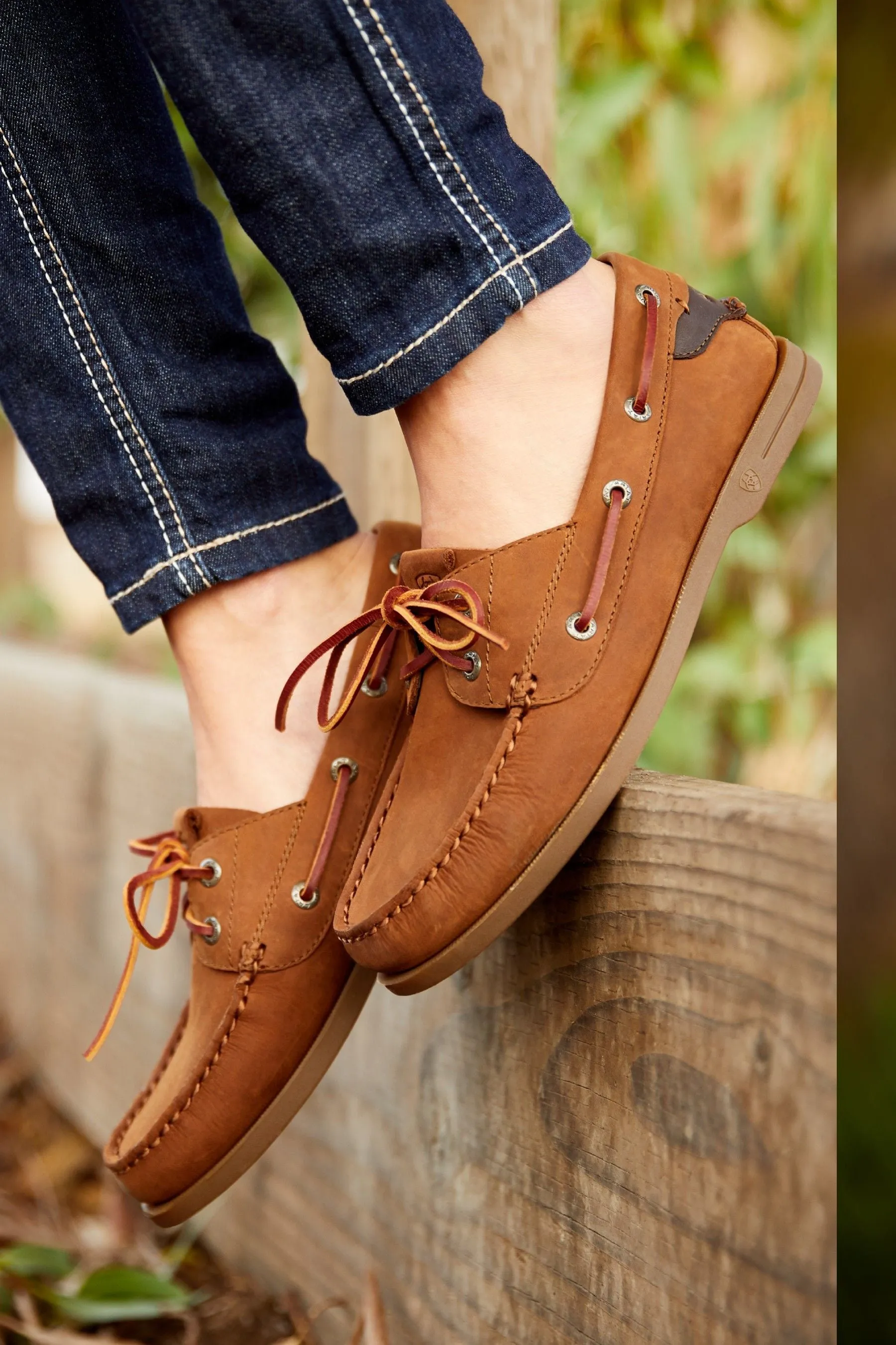 Ariat Marrone - Antigua - Scarpe a barca