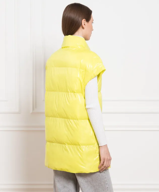 Be Florence Gilet trapuntato giallo PE234