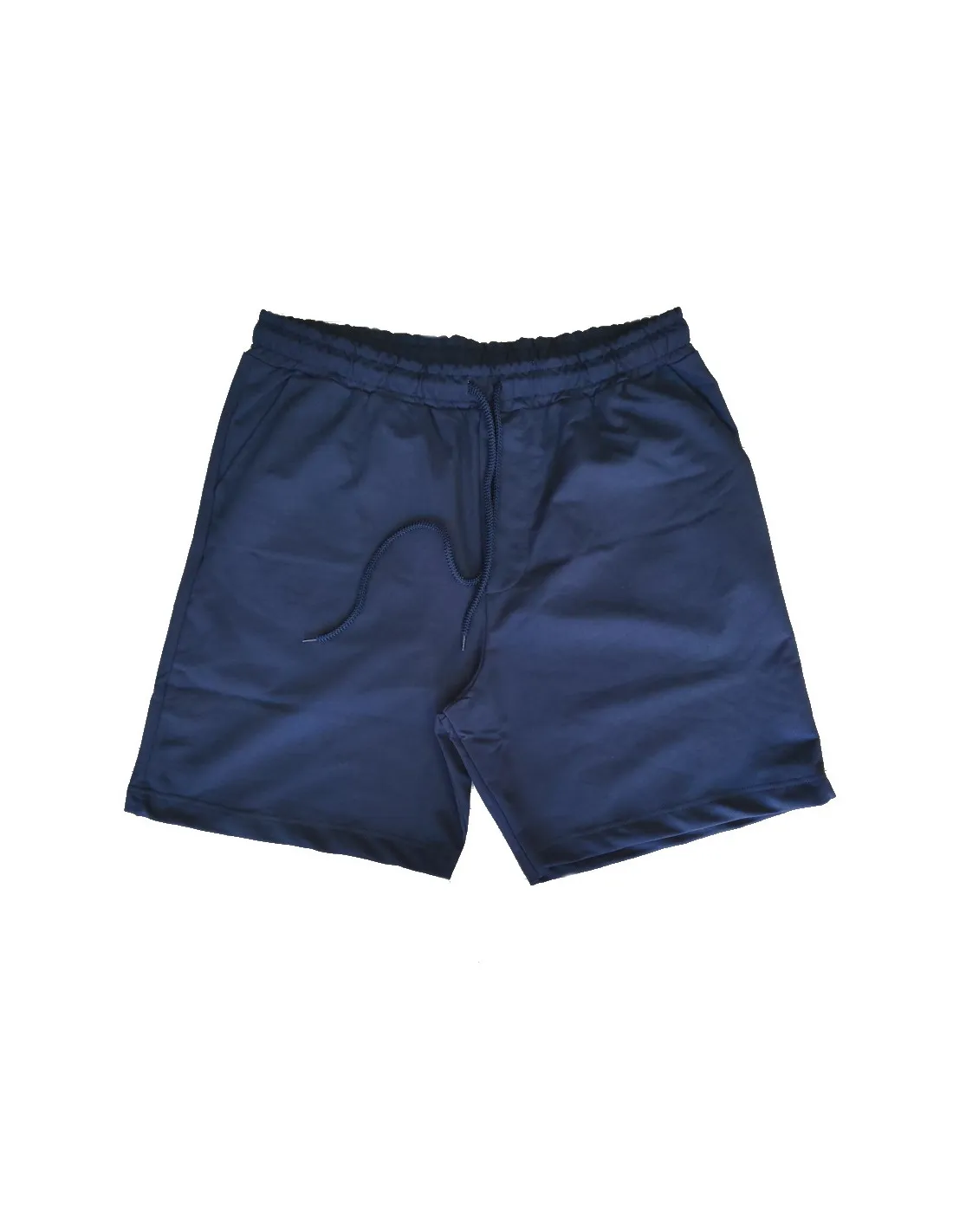 Bermuda tuta uomo basic taglie forti Maxfort art. 31490 col. blu