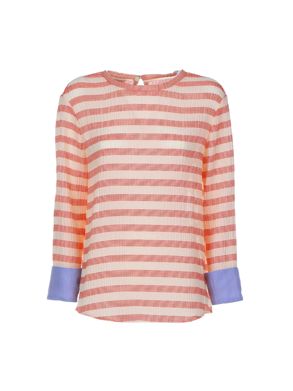 BLUSA ALYSI IN COTONE A RIGHE