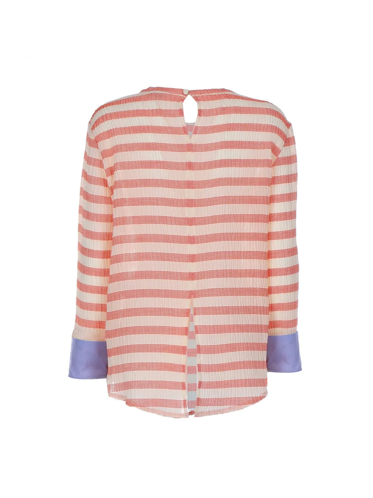 BLUSA ALYSI IN COTONE A RIGHE