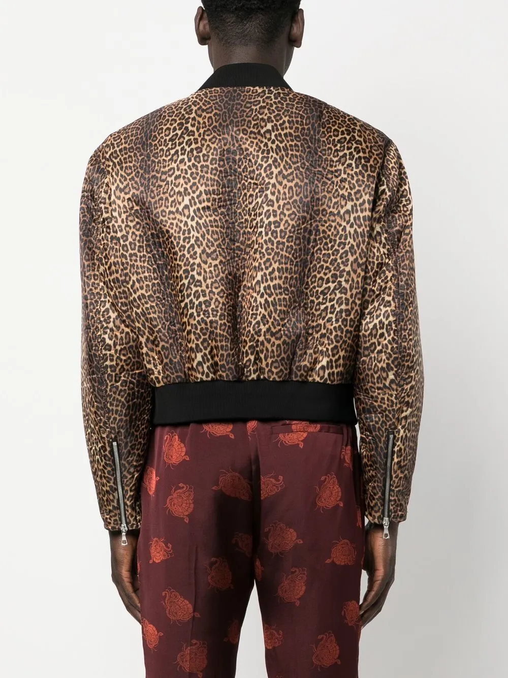 bomber in leopardato
