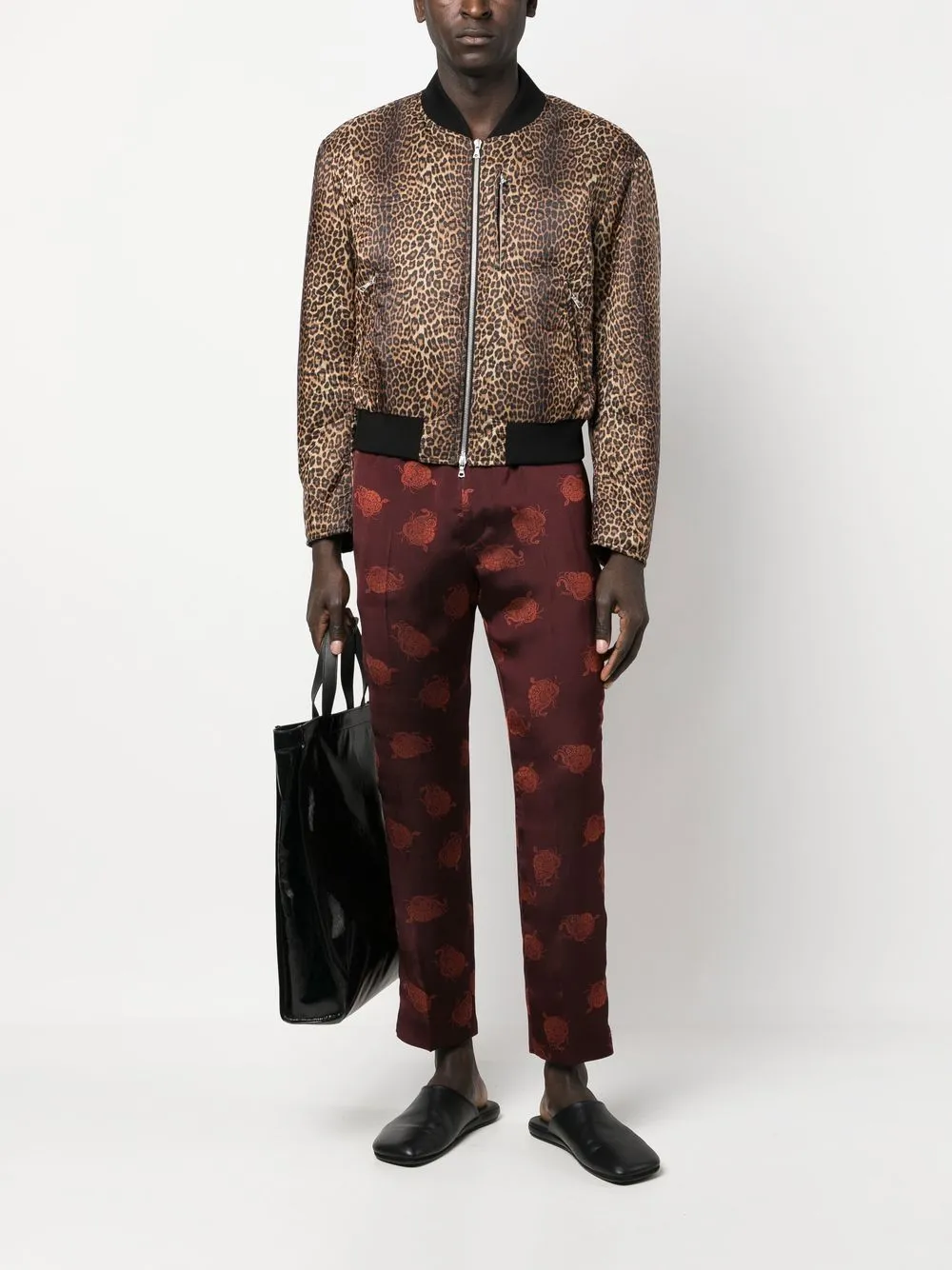 bomber in leopardato