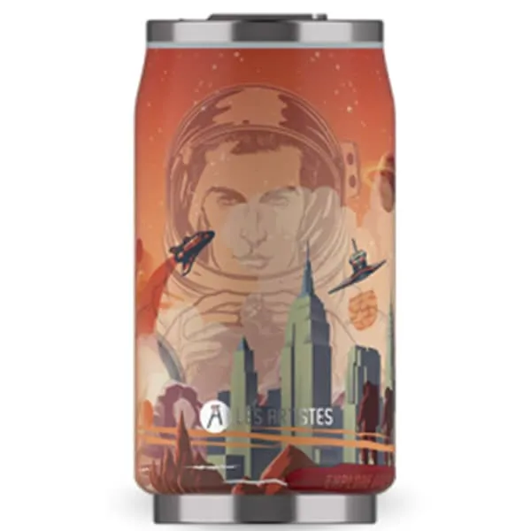 Borraccia isotermica LES ARTISTES PARIS PULL CAN'IT MAT 280ML  COSMIC