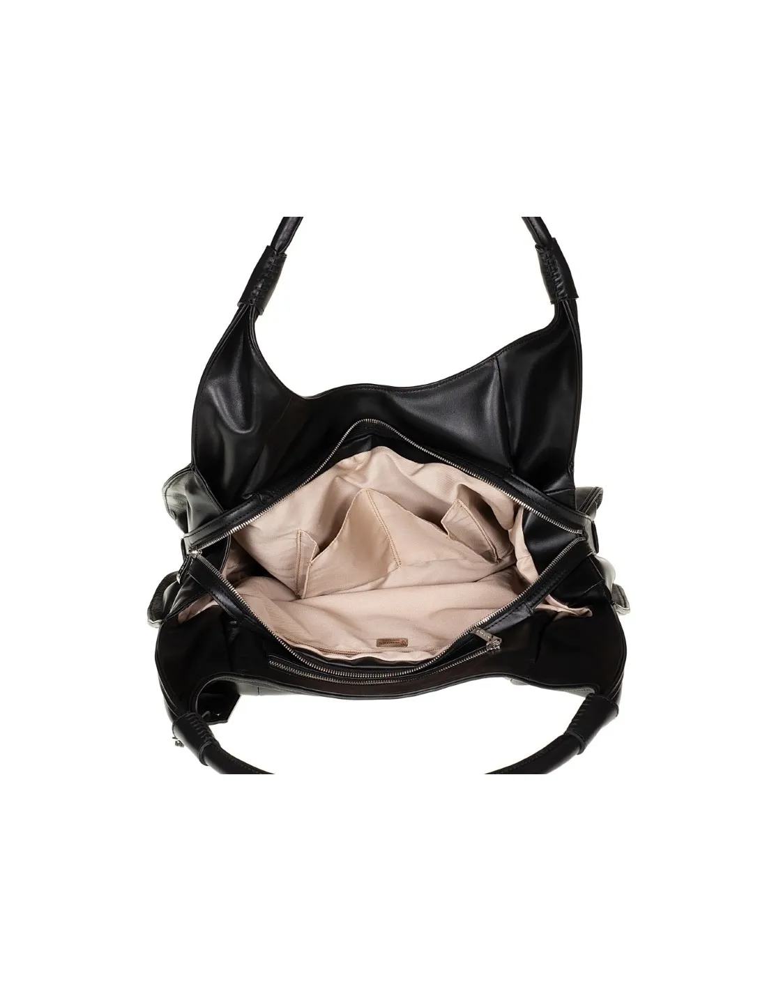 Borsa con manici artigianale in pelle