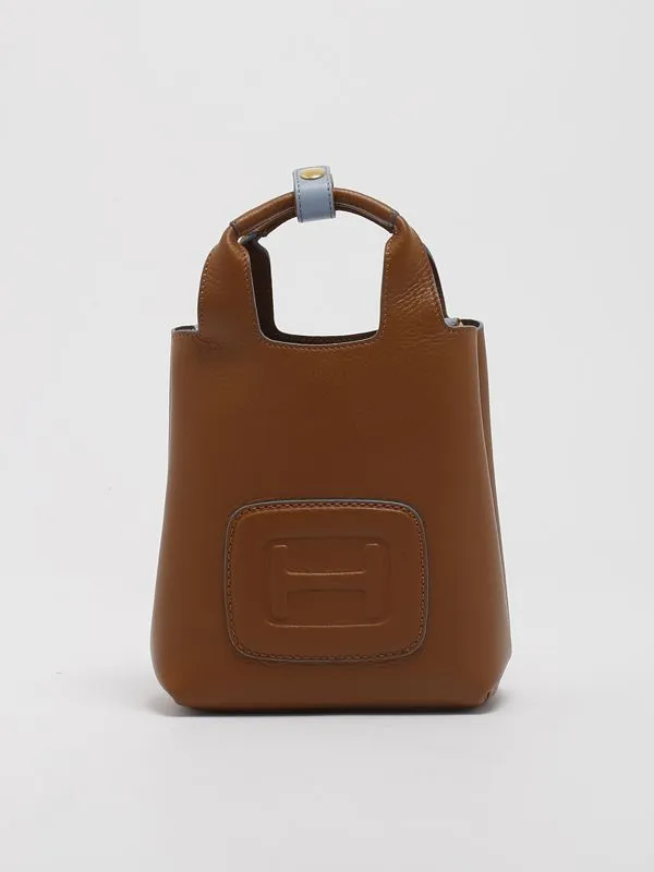 Borsa donna Hogan mini in pelle Cuoio