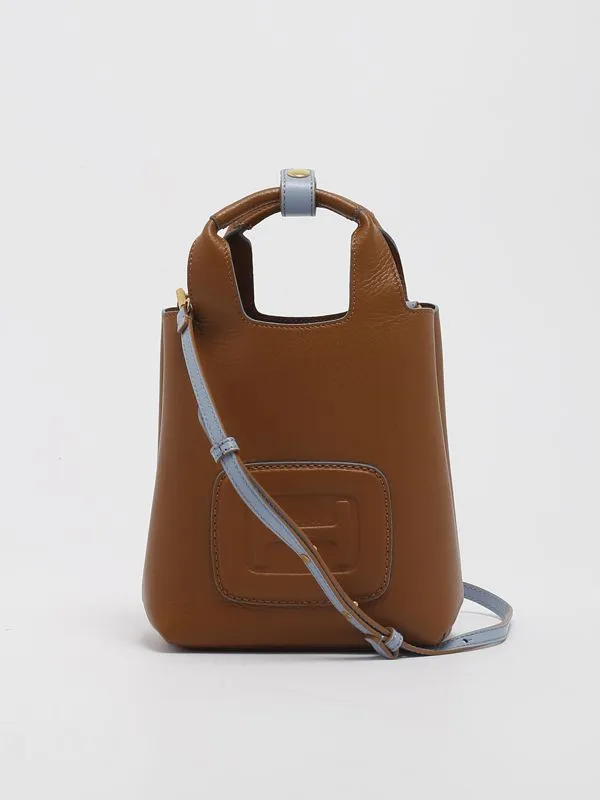 Borsa donna Hogan mini in pelle Cuoio