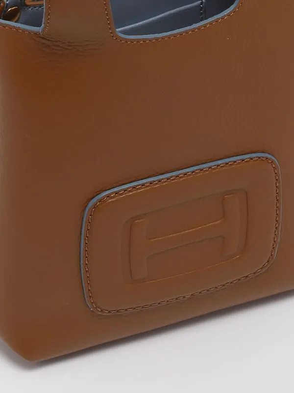 Borsa donna Hogan mini in pelle Cuoio