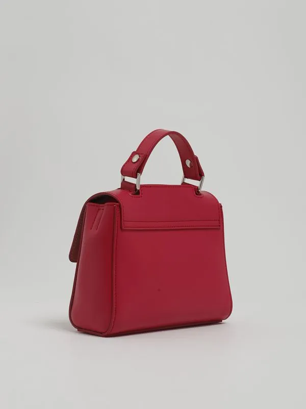 Borsa donna Orciani Sveva Vanity Mini in pelle Lampone