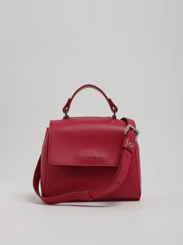 Borsa donna Orciani Sveva Vanity Mini in pelle Lampone