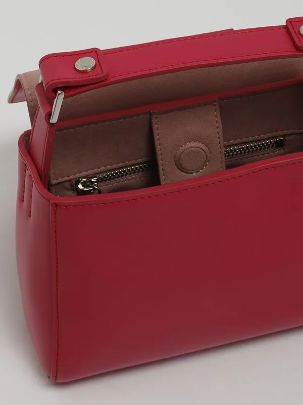 Borsa donna Orciani Sveva Vanity Mini in pelle Lampone