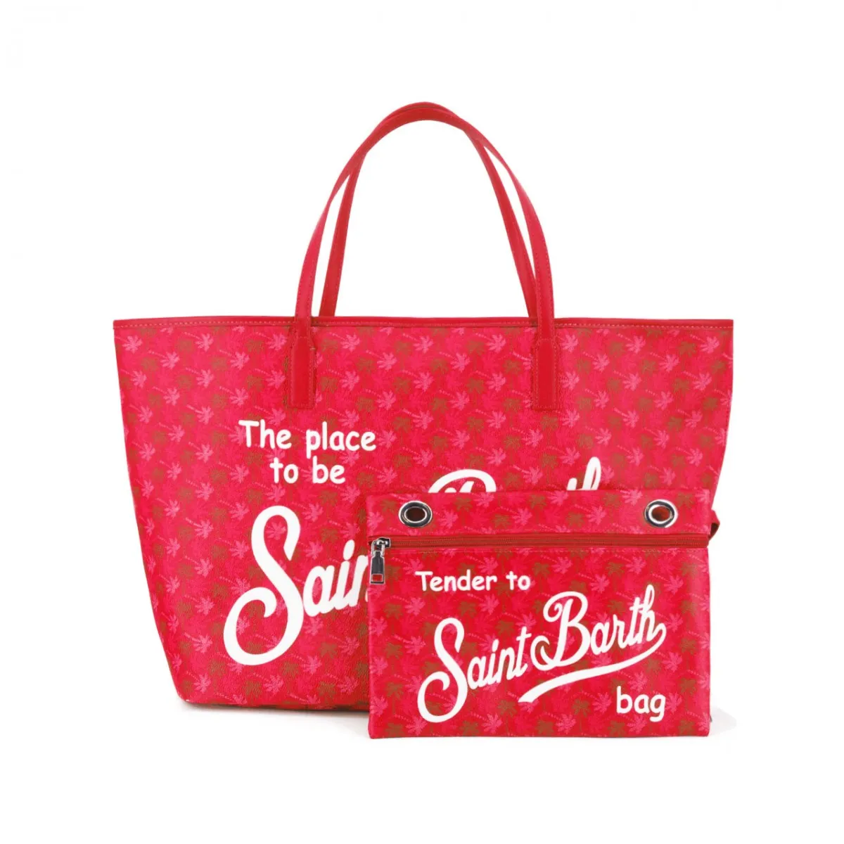 Borsa Eco Pelle Marais, Rosso