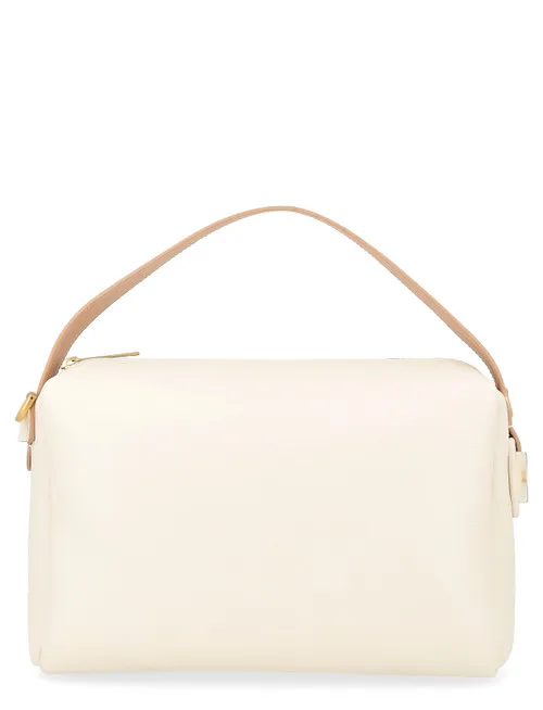 Borsa Hogan Maxi Camera Bag in pelle avorio