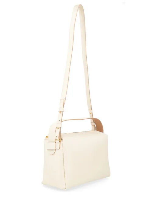 Borsa Hogan Maxi Camera Bag in pelle avorio
