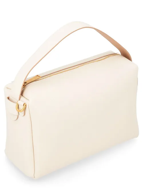 Borsa Hogan Maxi Camera Bag in pelle avorio
