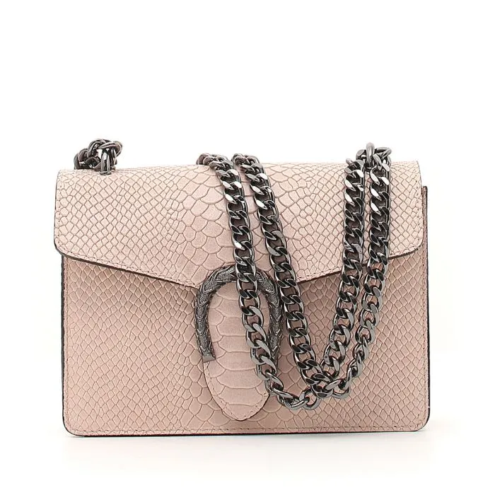 BORSA PELLE Rosa