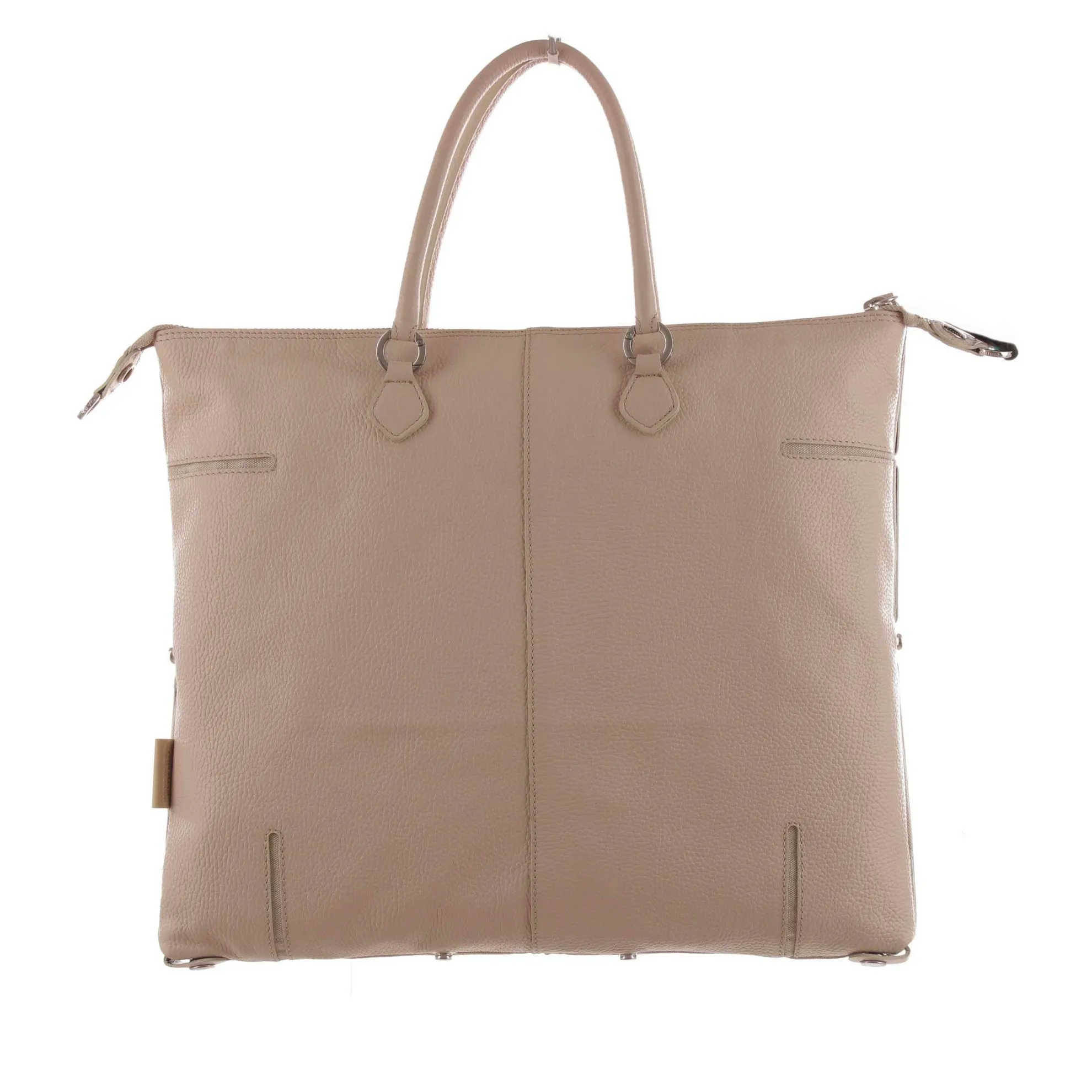 Borsa shopping sterlizia l in pelle martellata