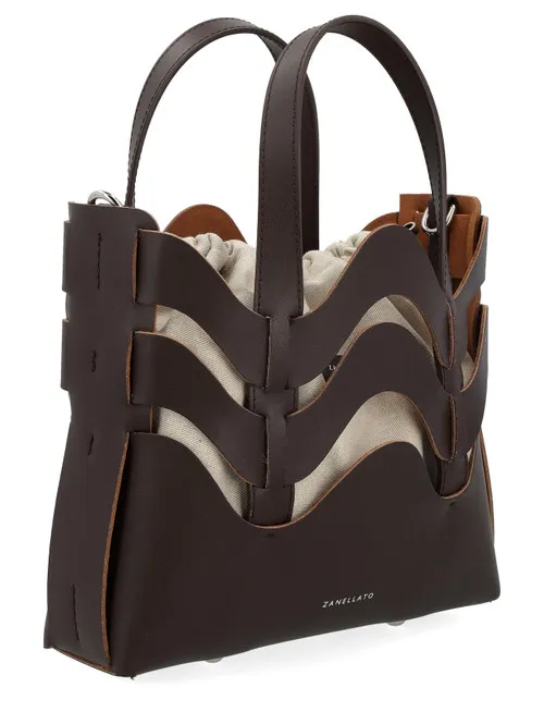 Borsa Zanellato Dune in pelle marrone