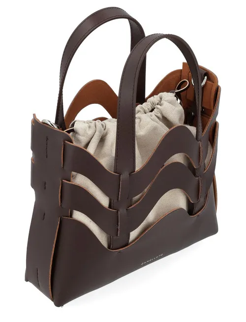 Borsa Zanellato Dune in pelle marrone