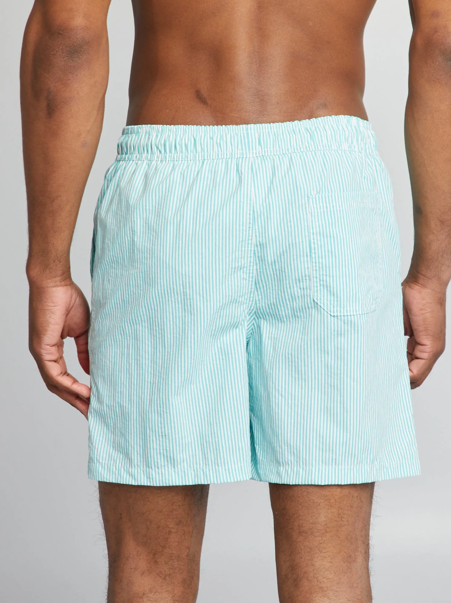 Boxer mare a righe - VERDE