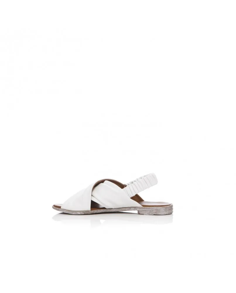 BUENO WU3005 sandali bassi pelle donna bianco