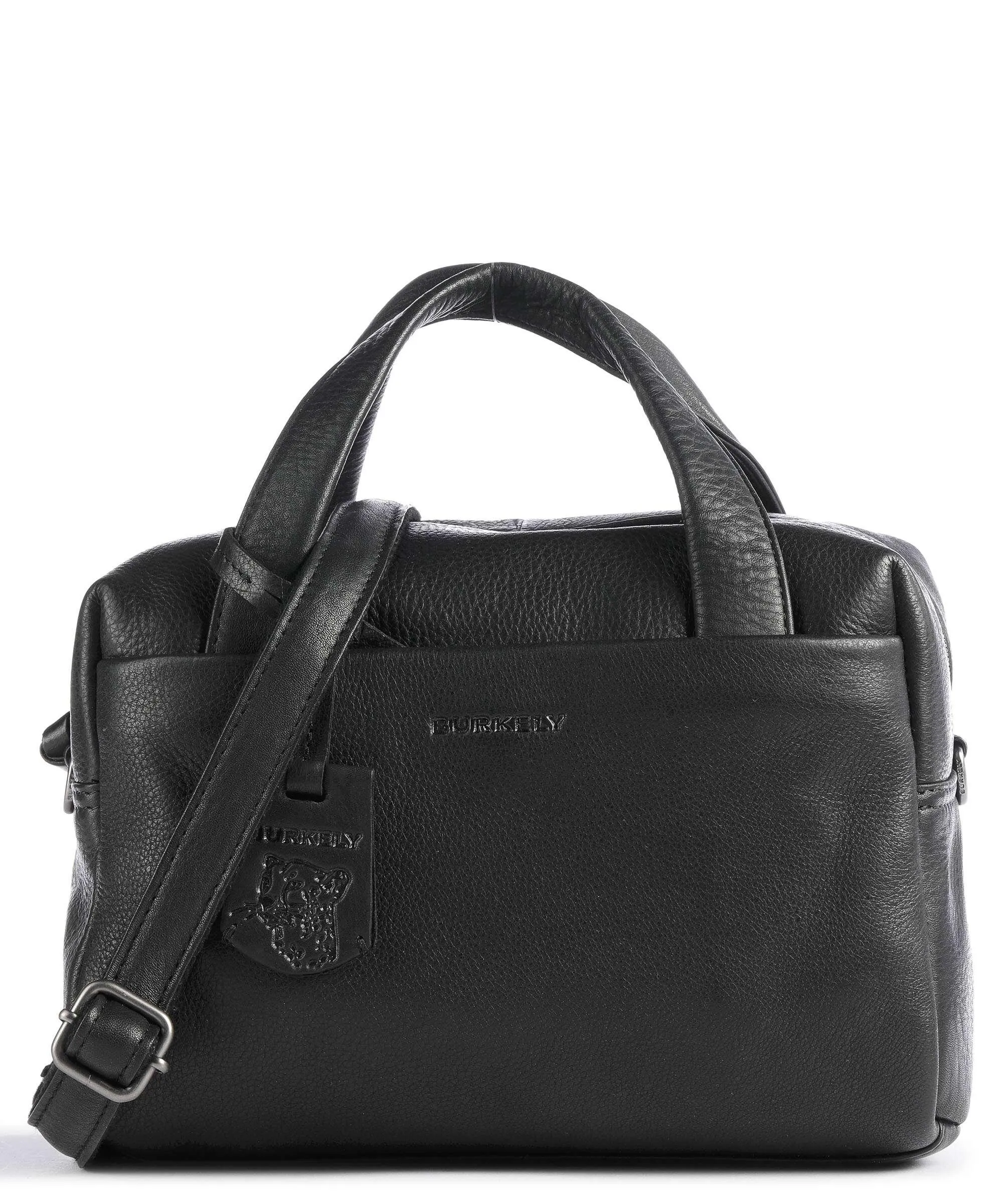  Burkely Just Jolie Borsa a mano pelle granulata nero  