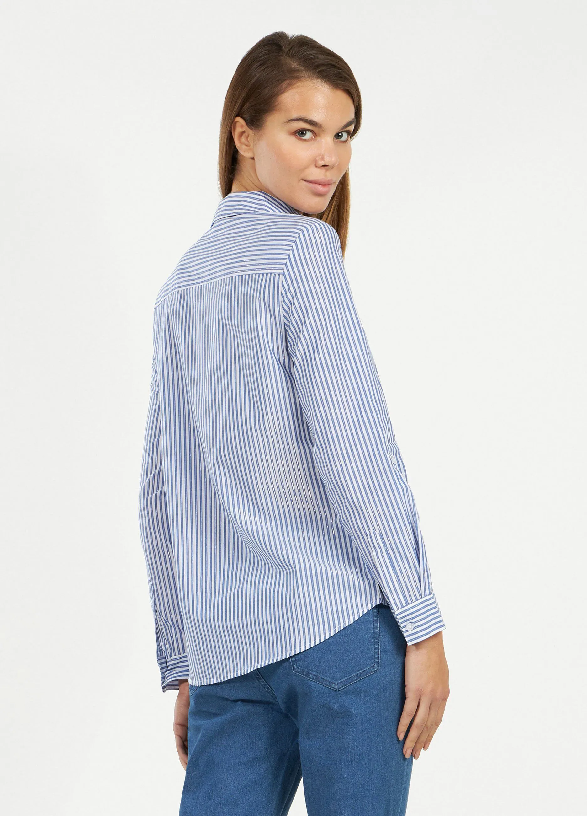 Camicia a righe donna