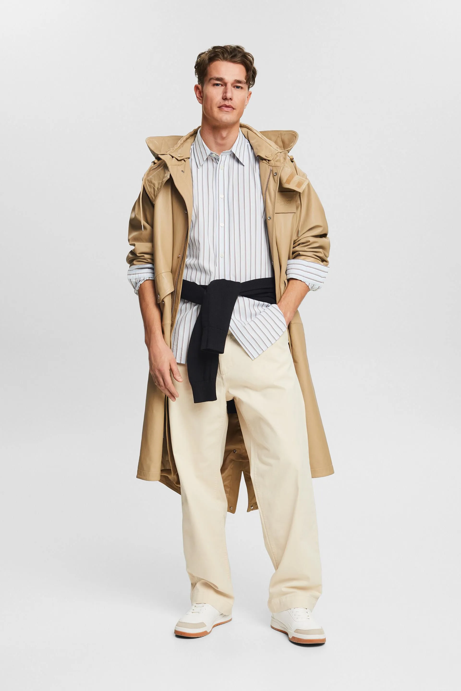 Camicia a righe in cotone