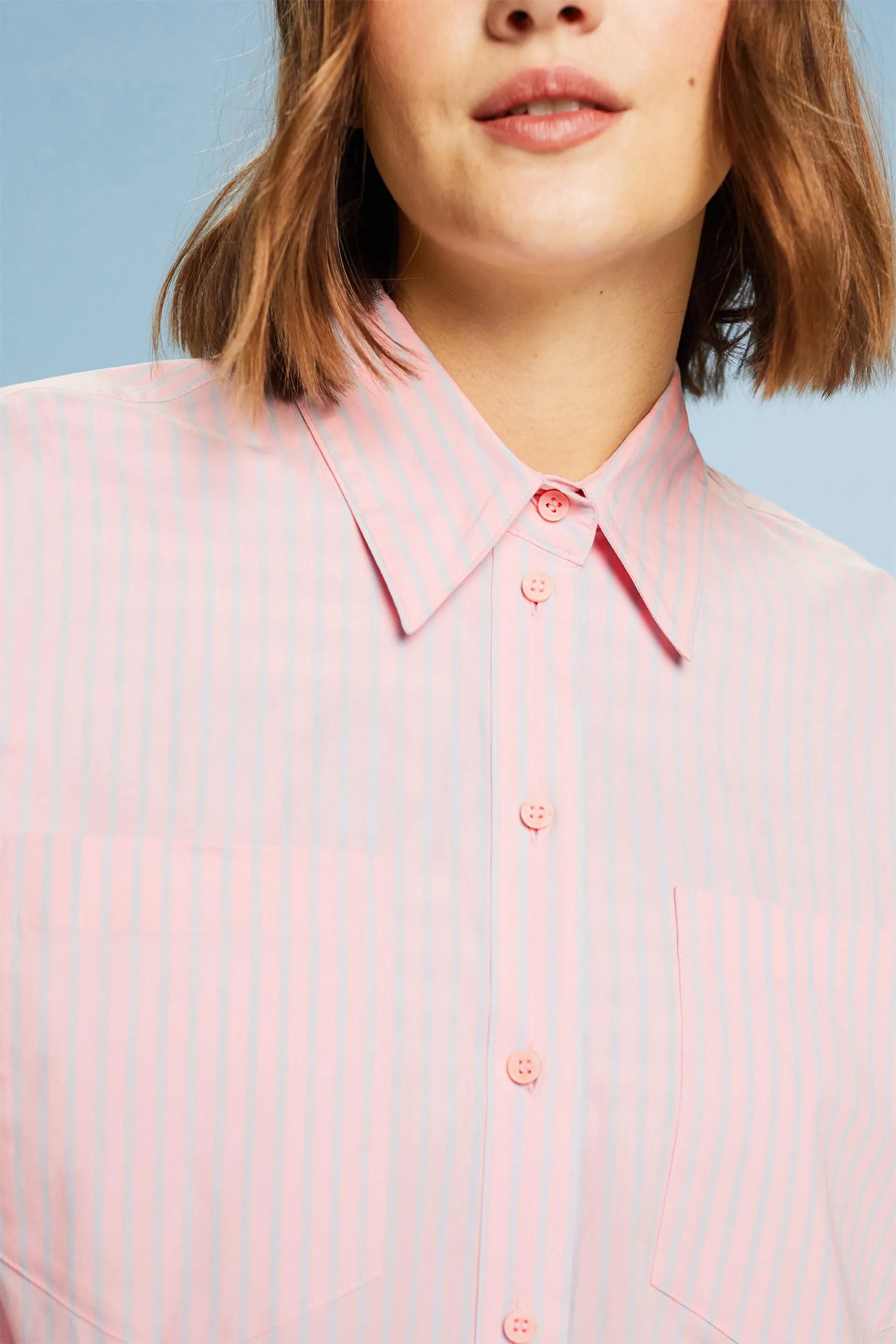 Camicia button-down a righe
