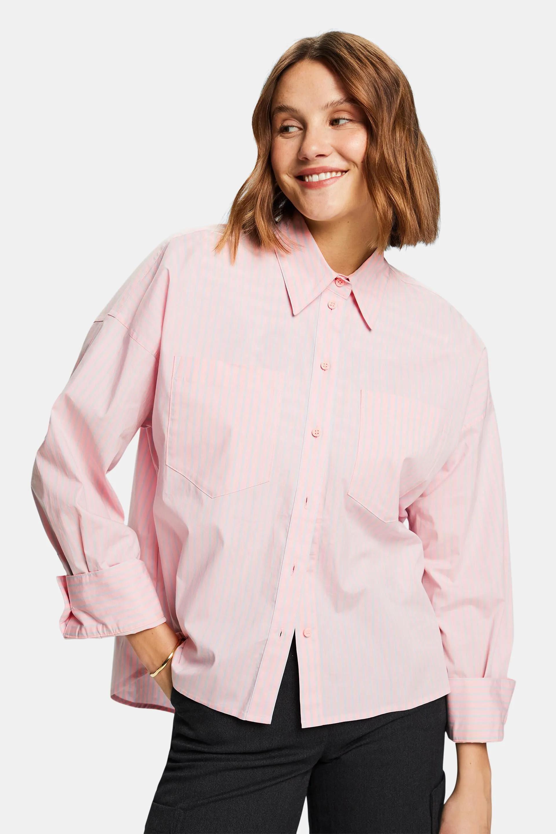 Camicia button-down a righe