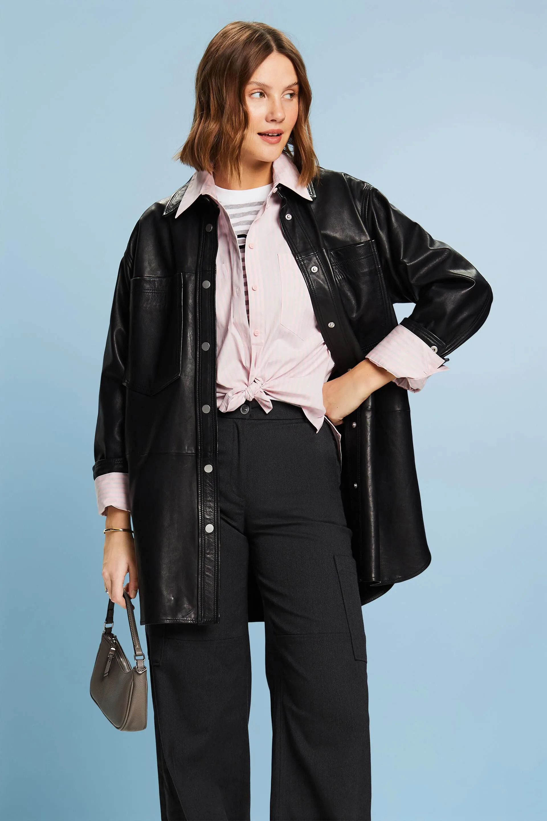 Camicia button-down a righe