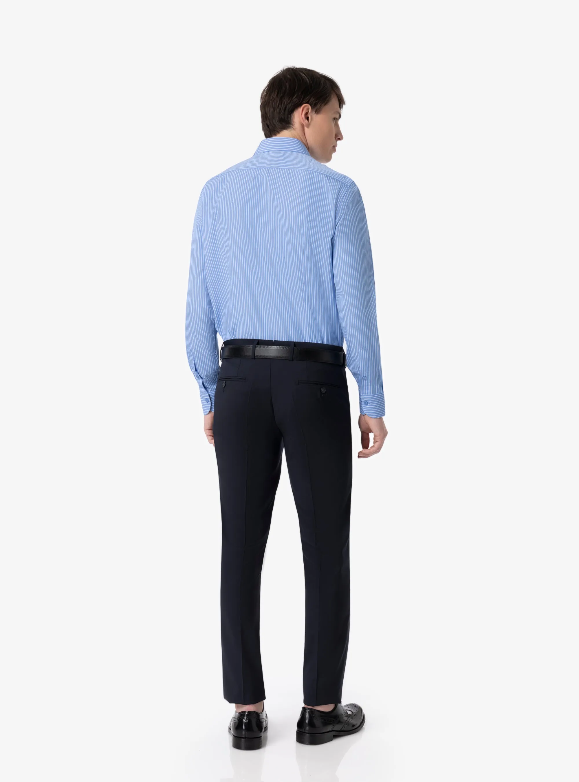 Camicia Regular collo francese in cotone - Pura Eleganza